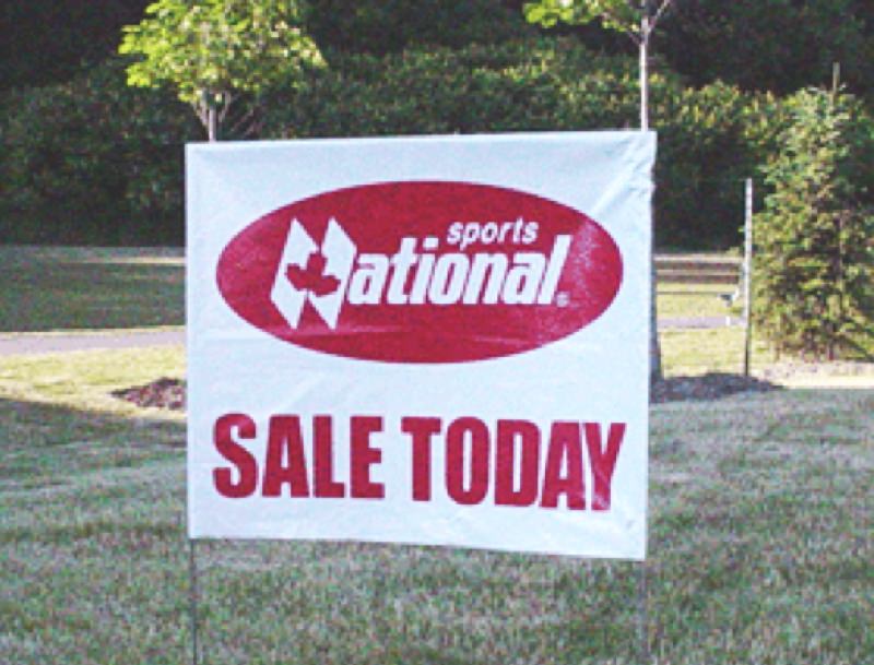 Plastic Lawn Sign Printing For Business Advertising in Brantford
