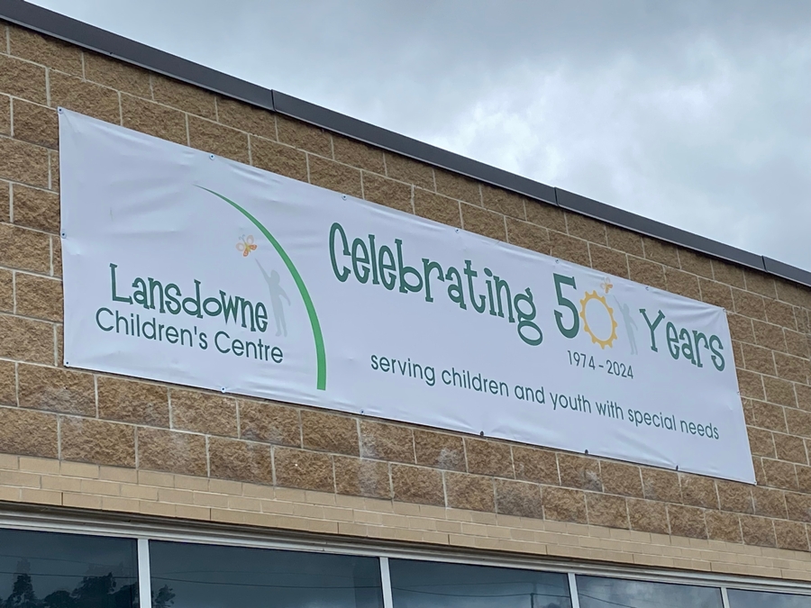 Local business banner project by Jackson Signs