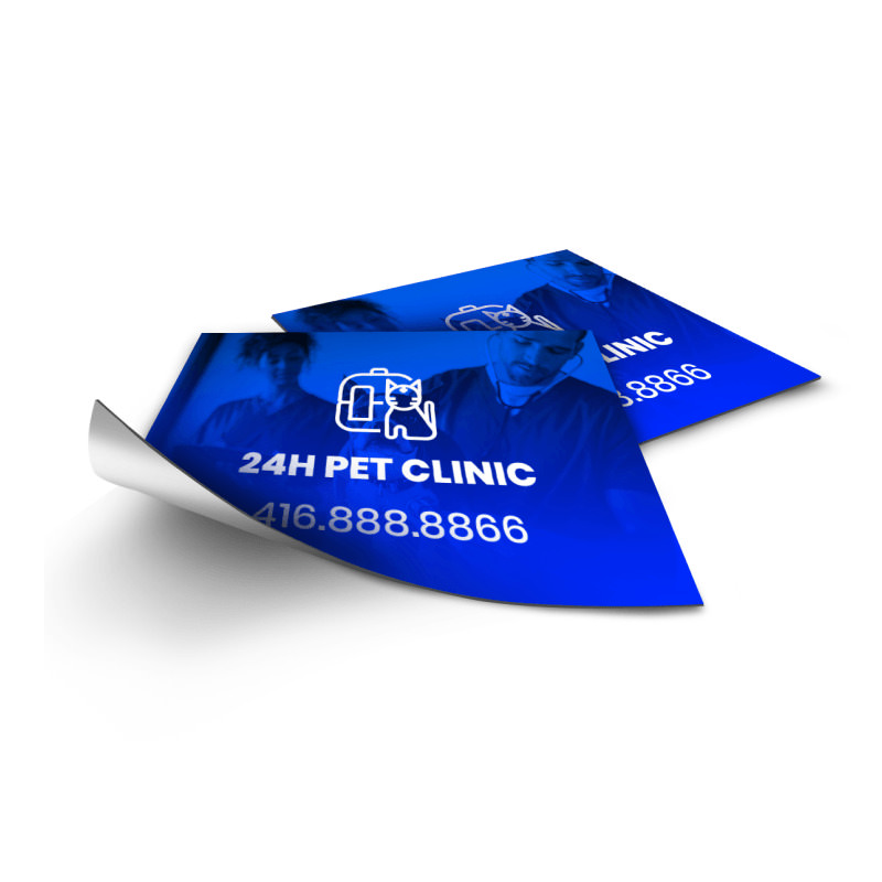 Magnet marketing pieces for local business promotions