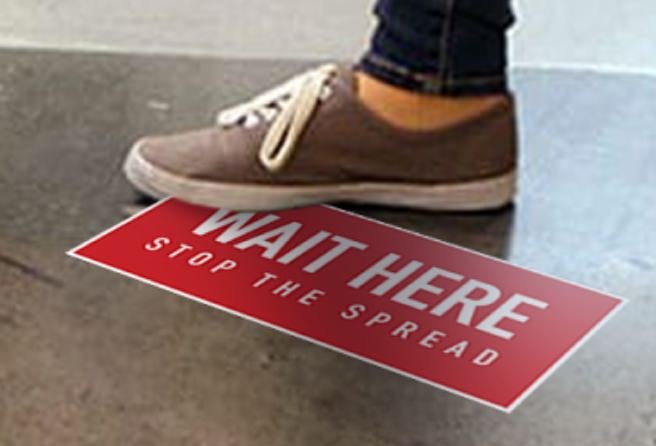 Custom printed floor decals for retail spaces