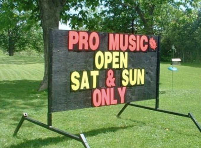 Sidewalk and A-frame style mobile signage options