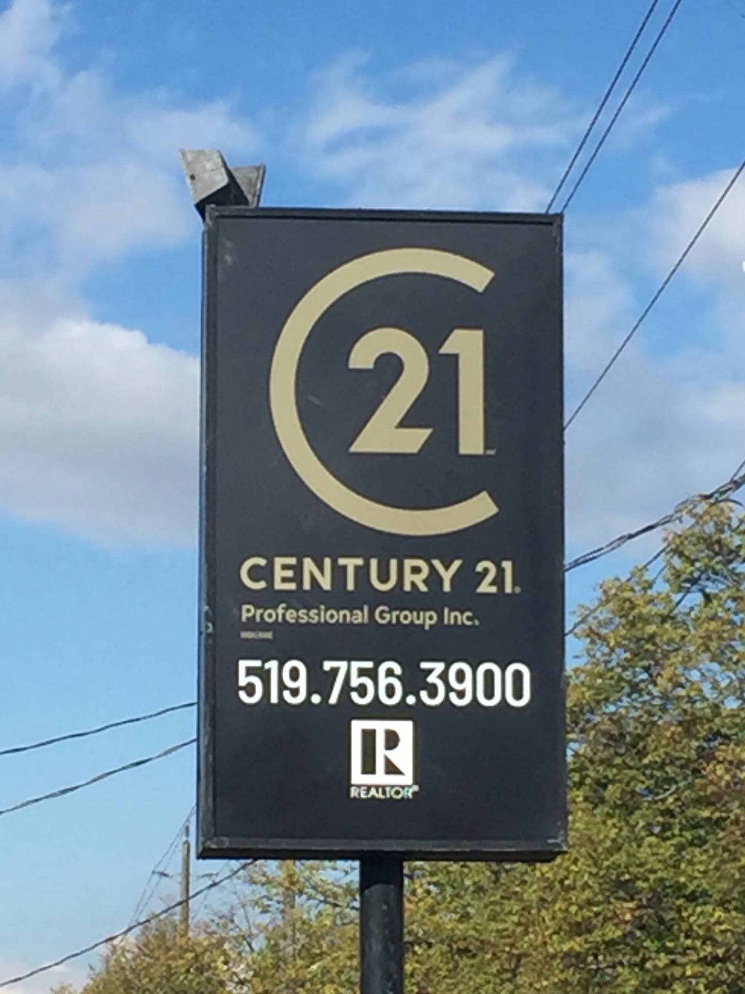 Custom printed development marketing sign with project branding