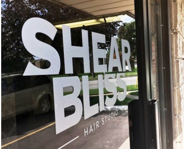 Window decal and vinyl film options for storefronts