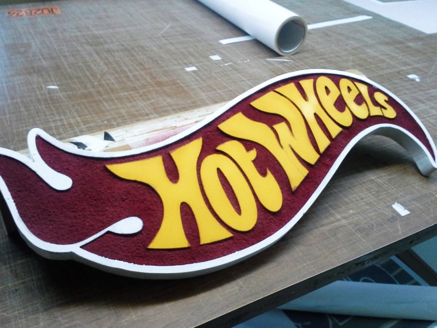 hot wheels sign