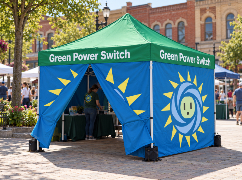 Example promotional tent
