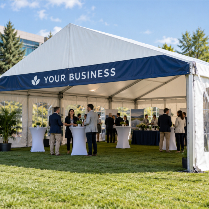 Marquee tent example